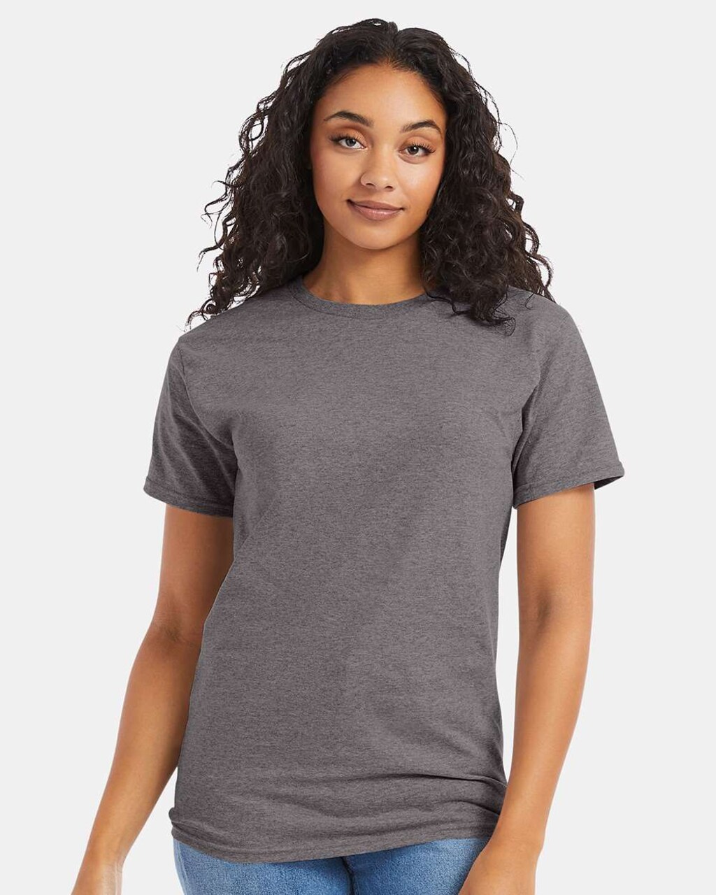 Hanes Unisex Essential Midweight Cotton Classic Fit Crewneck T Shirt For Casual wear